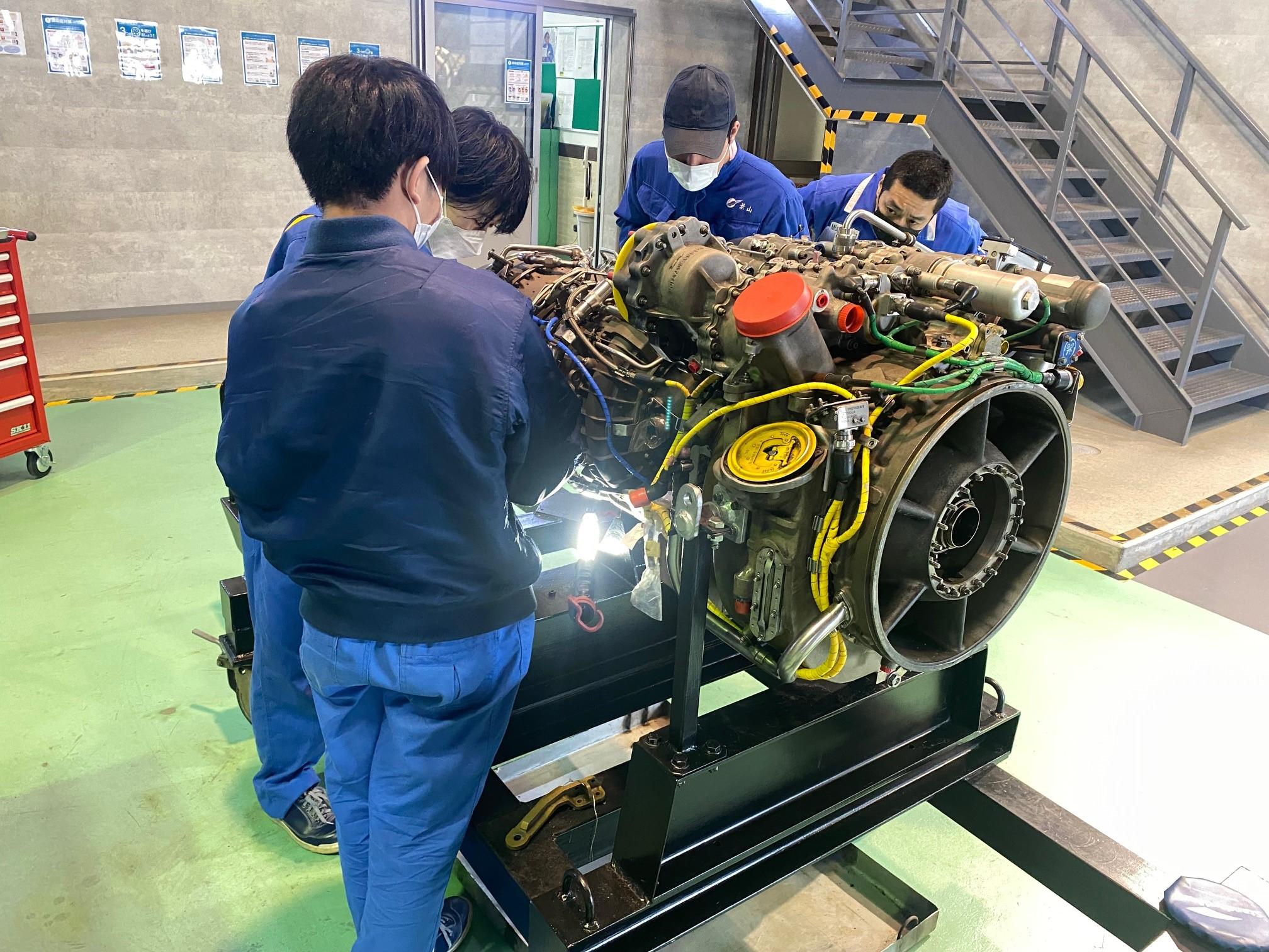 入社前研修の様子